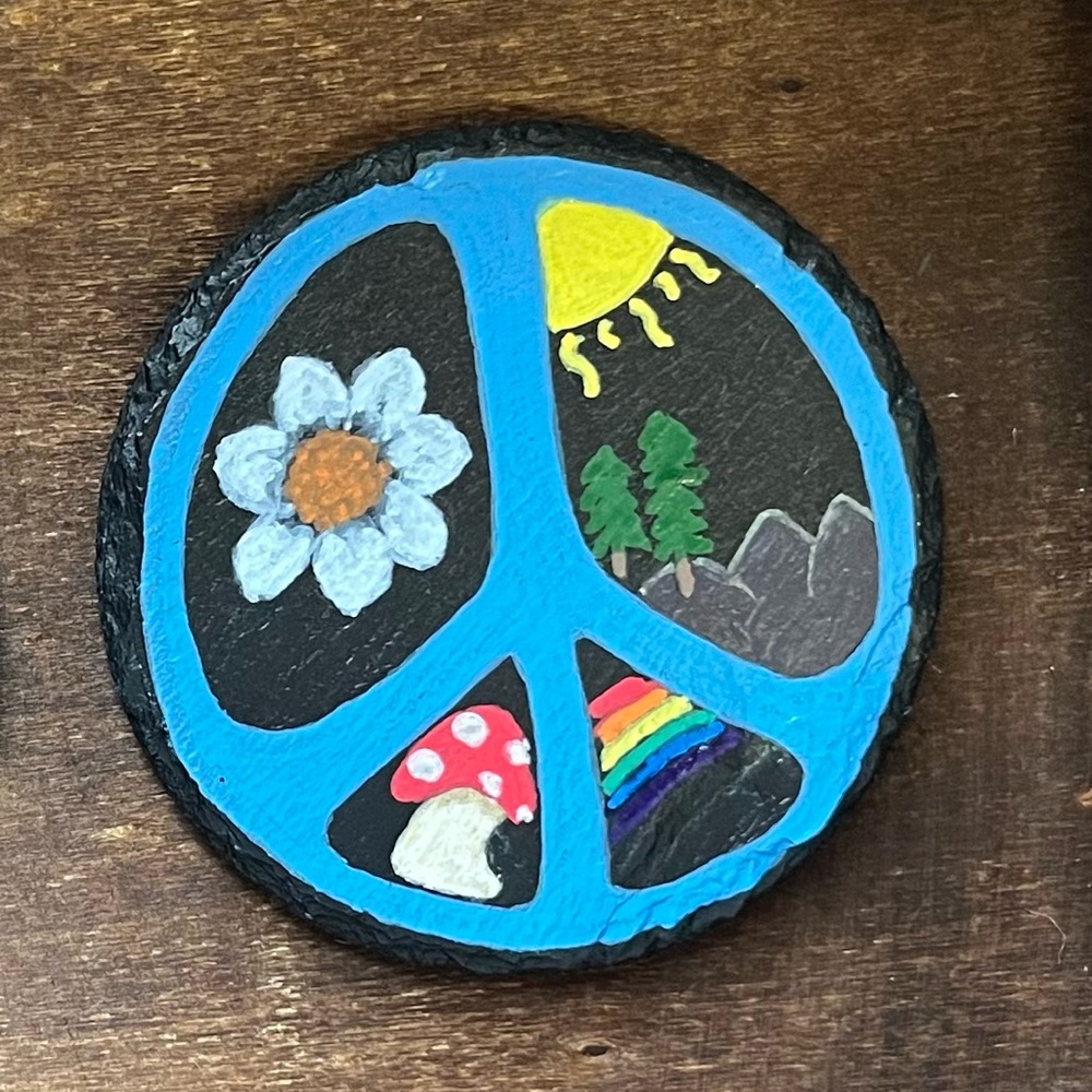 Slate coaster